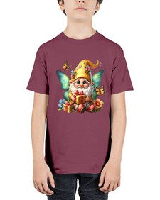gnome with butterfly 07# - gnome - Youth Tee Unisex