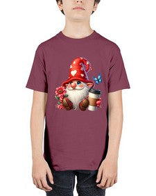 gnome with butterfly 12# - gnome - Youth Tee Unisex