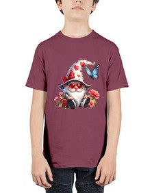 gnome with butterfly 13# - gnome - Youth Tee Unisex