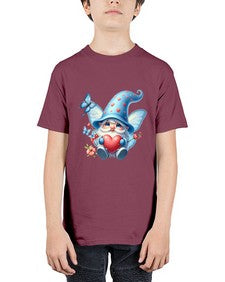 gnome with butterfly 28# - gnome - Youth Tee Unisex
