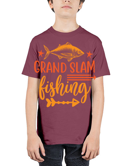 grand salm fishing 12# - shark-fish - Youth Tee Unisex