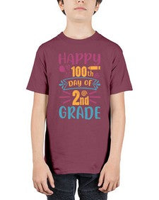 happy one hundredth day of second grade 249# - second grade - Youth Tee Unisex