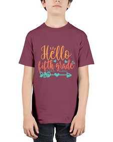 hello fifth grade 259# - fifth grade - Youth Tee Unisex