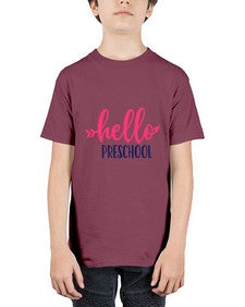hello preschool 315# - prek headstart - Youth Tee Unisex