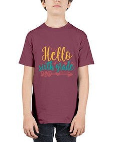 hello sixth grade 334# - sixth grade - Youth Tee Unisex