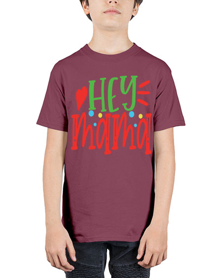 hey mama Style 16# - autism - Youth Tee Unisex