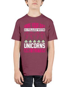 hope your day is filled with unicorns and glitter 169# - unicorn - Youth Tee Unisex