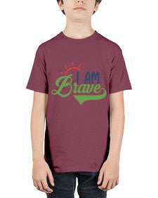 i am brave Style 108# - motivation - Youth Tee Unisex