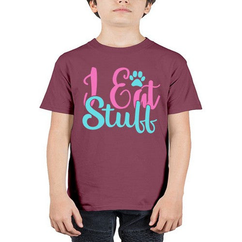 i eat stuff Style 82# - dogs - Youth Tee Unisex