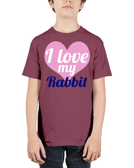 i love my rabbit - rabbit - Youth Tee Unisex