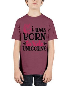 i was born to ride unicorn 196# - unicorn - Youth Tee Unisex