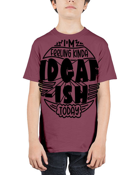 im feeling kinda idgafish today 10# - shark-fish - Youth Tee Unisex