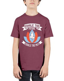 inhale the future exhale the past  336# - yoga - Youth Tee Unisex