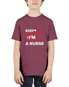 keep calm i m allmost a nurse 1024# - nurse - Youth Tee Unisex
