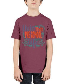 livin that pre school life 500# - prek headstart - Youth Tee Unisex