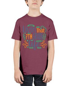 livin that seventh garde life 502# - seventh grade - Youth Tee Unisex