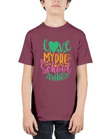 love my pre school tribe 521# - prek headstart - Youth Tee Unisex