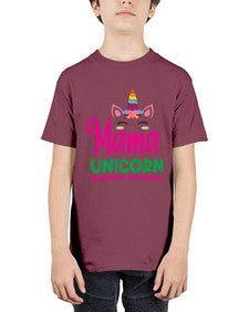 mama unicorn 291# - unicorn - Youth Tee Unisex