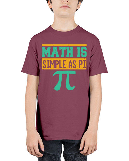 math is simple as pi 35# - pi - Youth Tee Unisex
