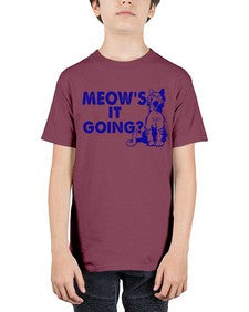 meows its going - cats - Youth Tee Unisex