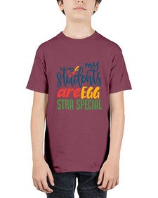 my students are egg strA special Style 295# - teacher - Youth Tee Unisex