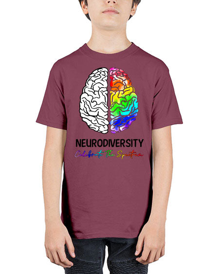 neurodiversity celebrate the specturm - autism - Youth Tee Unisex