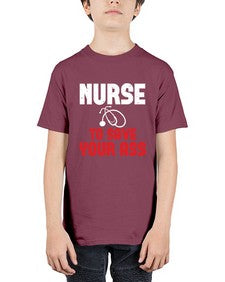 nurse to save your ass Style 1204# - nurse - Youth Tee Unisex