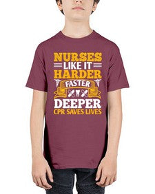 nurses like it harder Style 1245# - nurse - Youth Tee Unisex