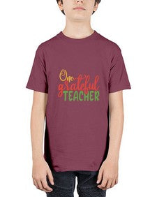 one grateful teacher Style 322# - teacher - Youth Tee Unisex