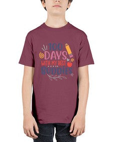 one hundred days with my best buddies 586# - one hundred days - Youth Tee Unisex