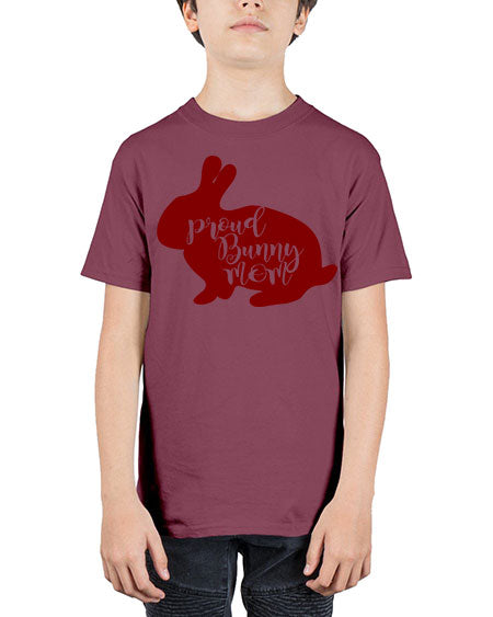 proud bunny mom - rabbit - Youth Tee Unisex