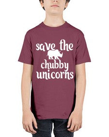 save the chubby unicorns 382# - unicorn - Youth Tee Unisex