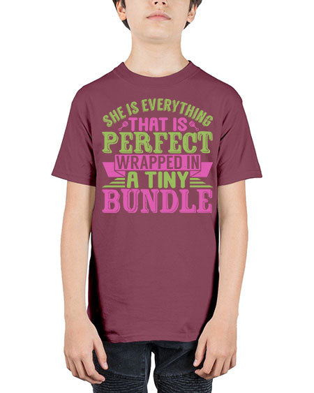 she is everything that is perfect Style 202# - baby - Youth Tee Unisex