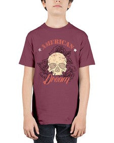 skullrose 1070# - skull and bones - Youth Tee Unisex