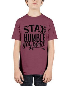 stay humble stay hard Style 71# - motivation - Youth Tee Unisex
