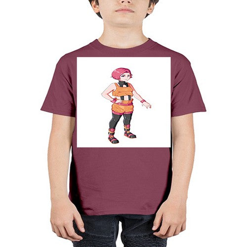 street girl wear orange outfit16# - anime - Youth Tee Unisex
