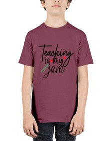 teaching is my jam Style 404# - teacher - Youth Tee Unisex