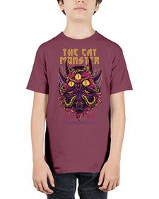 the cat monster gdkkj 1148# - art pop art - Youth Tee Unisex