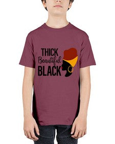 thick beautiful black Style 4# - black girls or women - Youth Tee Unisex