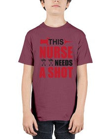 this nurse needs a shot 1559# - nurse - Youth Tee Unisex