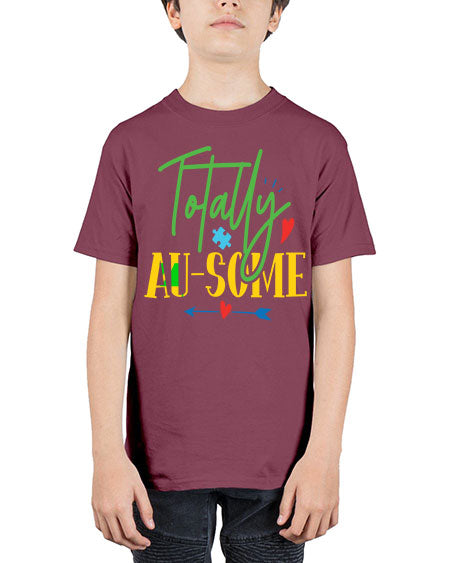totally ausome Style 1# - autism - Youth Tee Unisex