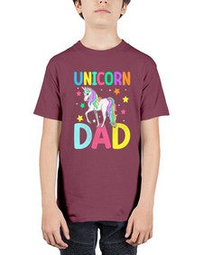 unicorn dad 454# - unicorn - Youth Tee Unisex
