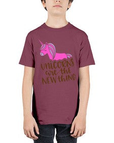 unicorns are the new thing 529# - unicorn - Youth Tee Unisex