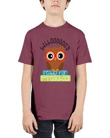 whooos ready for preschool 1005# - prek headstart - Youth Tee Unisex