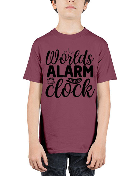 worlds cutest alarm clock 471# - baby - Youth Tee Unisex