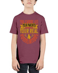 you cannot let your parents anywhere near your real humiliations 711# - parents day - Youth Tee Unisex