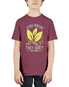 you have a choicethey dont be vegan 1809# - vegan - Youth Tee Unisex