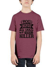 you inspire my inner serial killer 1267# - sassy - Youth Tee Unisex