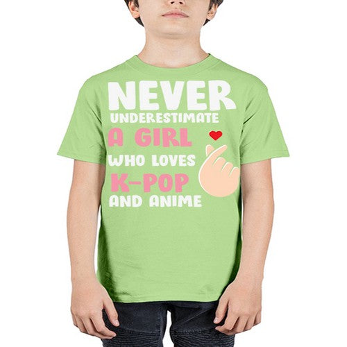 A Girl Who Loves Kpop and Anime 188# - anime - Youth Tee Unisex