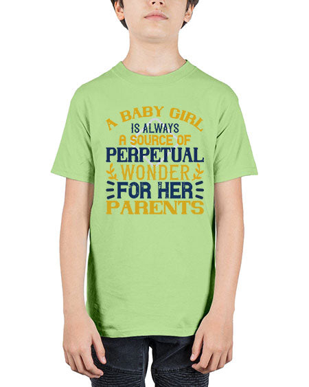 A baby girl is always a source of perpetual wonder for her parents Style 258# - baby - Youth Tee Unisex